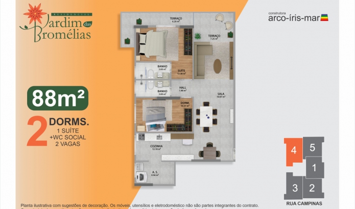 Imagem Apartamento com 2 Quartos à Venda, 79 m²em Boqueirão - Praia Grande Imagem Apartamento com 2 Quartos à Venda, 79 m²em Boqueirão - Praia Grande