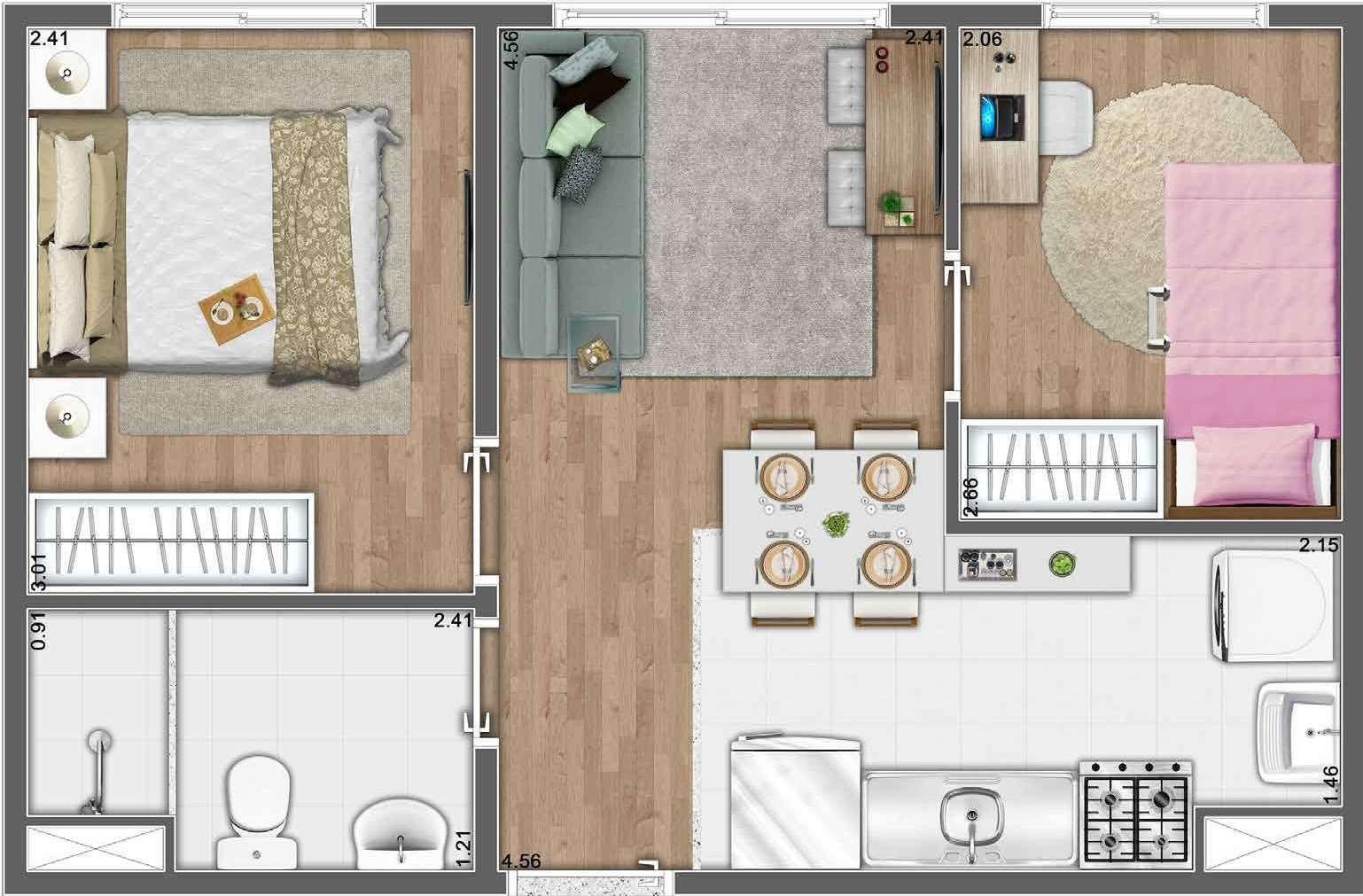 Imagem Apartamento com 2 Quartos à Venda, 35 m²em Parque Dom João Neri - São Paulo Imagem Apartamento com 2 Quartos à Venda, 35 m²em Parque Dom João Neri - São Paulo