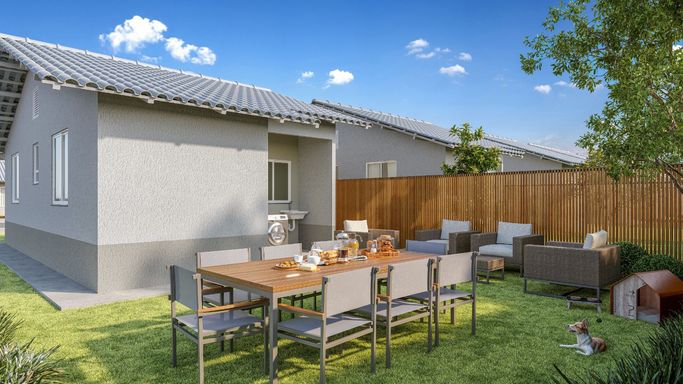Imagem Casa com 2 Quartos à Venda, 44 m² em Recanto Azul - Botucatu