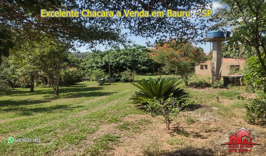 Chácara com 3 Quartos à Venda, 24 m² em BAIRRO GABIROBA - BAURU