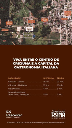 Imagem Terreno à Venda, em Caravággio - Nova Veneza Imagem Terreno à Venda, em Caravággio - Nova Veneza