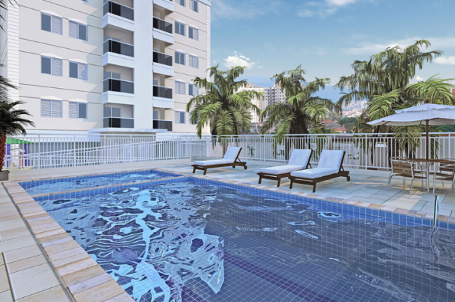 Apartamento com 2 Quartos à Venda, 60 m² em Campestre - Santo André