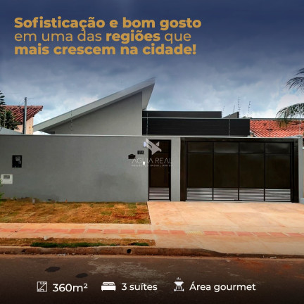 Imagem Casa com 3 Quartos à Venda, 200 m² em Vila Danúbio Azul - Campo Grande