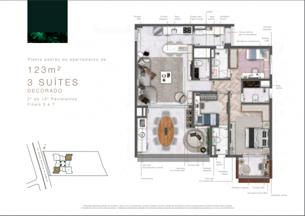 Imagem Apartamento com 3 Quartos à Venda, 123 m² em Vila Sofia - São Paulo