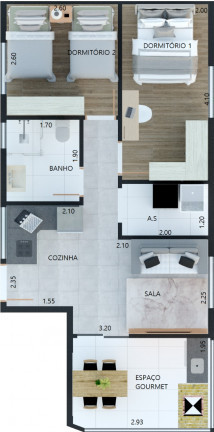 Imagem Apartamento com 2 Quartos à Venda,  em Jardim Norma - São Paulo