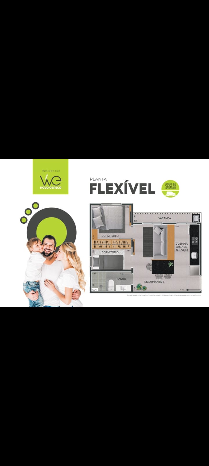 Imagem Apartamento com 1 Quarto à Venda, 33 m²em Novo Osasco - Osasco