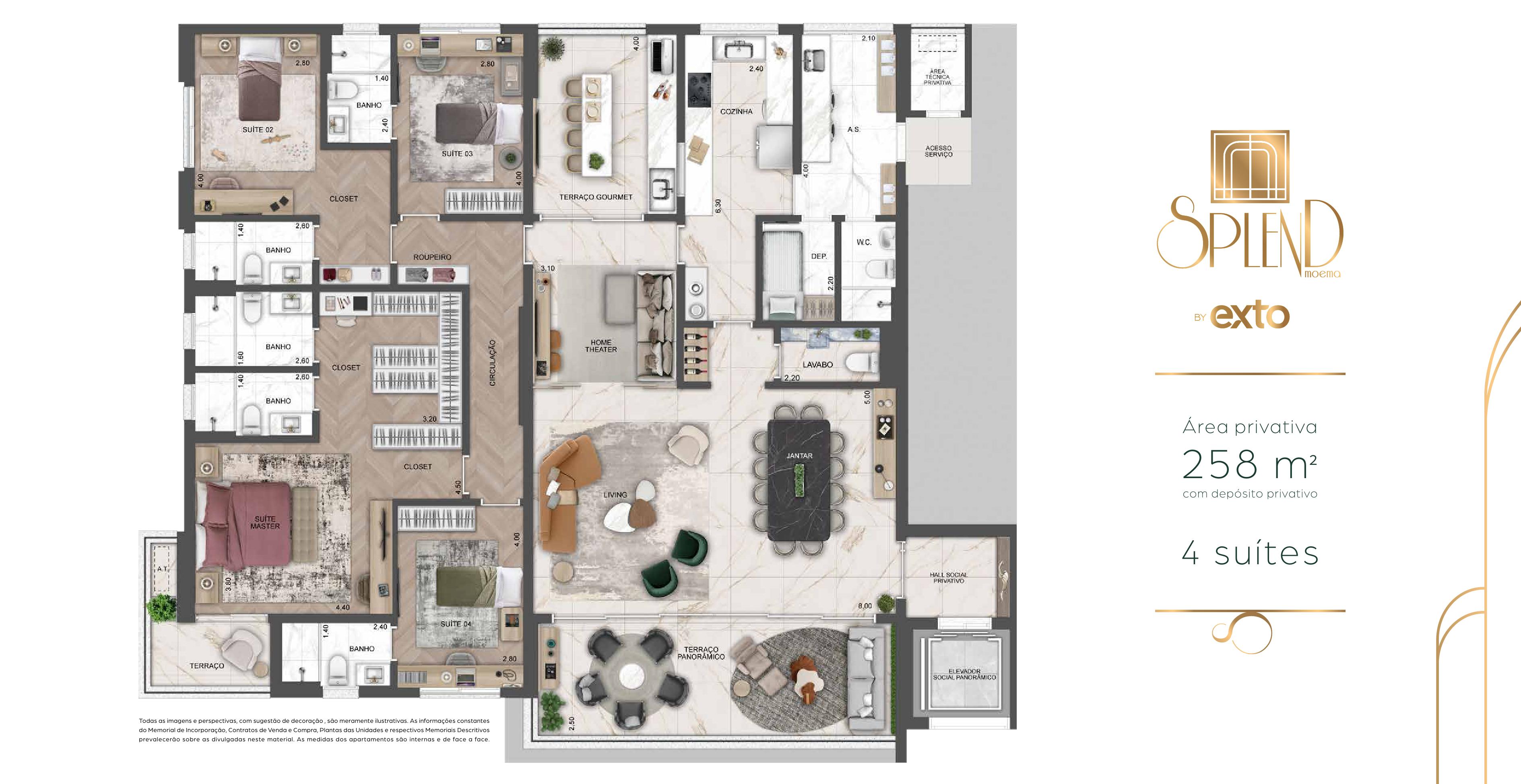 Imagem Apartamento com 4 Quartos à Venda, 258 m²em Vila Uberabinha - São Paulo