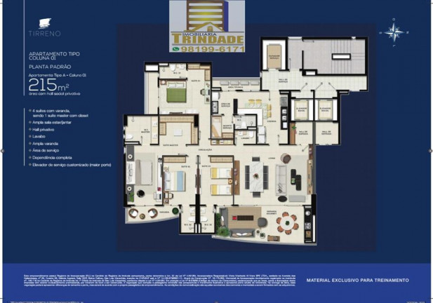 Imagem Apartamento com 5 Quartos à Venda, 215 m² em Jardim Renascença - São Luís