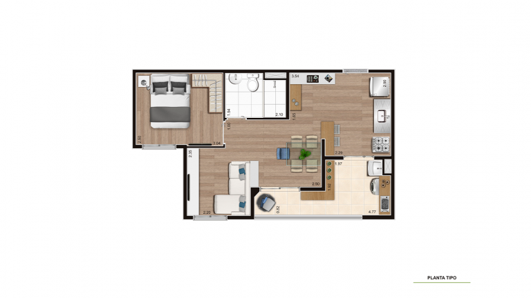 Imagem Apartamento com 2 Quartos à Venda, 41 m²em Picanço - Guarulhos
