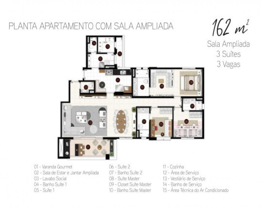 Imagem Apartamento com 3 Quartos à Venda, em Norte (Águas Claras) - Brasília Imagem Apartamento com 3 Quartos à Venda, em Norte (Águas Claras) - Brasília