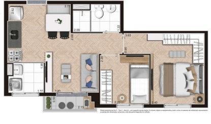 Imagem Apartamento com 2 Quartos à Venda, 37 m² em Vila Paulista - São Paulo