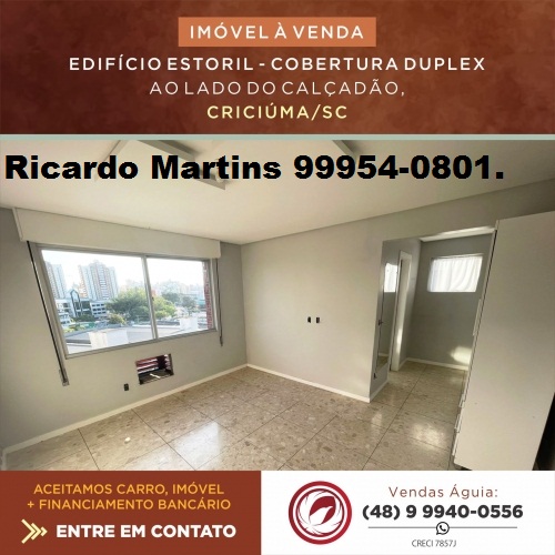 Imagem Cobertura com 3 Quartos à Venda, 291 m² em Centro - Criciúma Imagem Cobertura com 3 Quartos à Venda, 291 m² em Centro - Criciúma