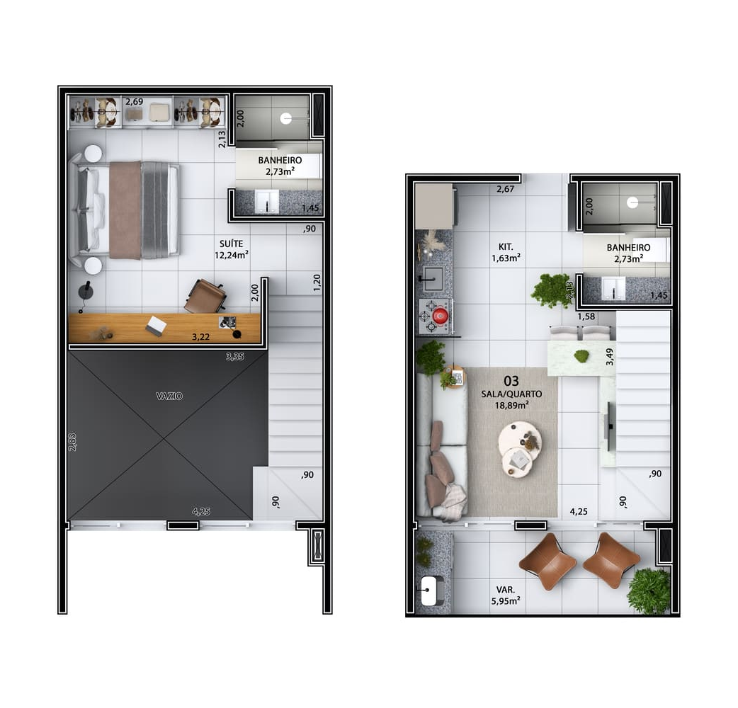 Imagem Apartamento com 1 Quarto à Venda, 40 m² em Itaipu - Niterói