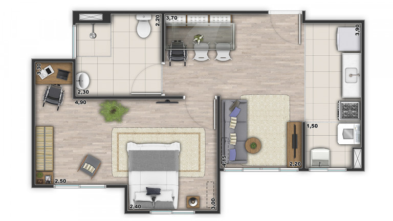 Imagem Apartamento com 2 Quartos à Venda, 53 m² em Pavuna - Rio de Janeiro Imagem Apartamento com 2 Quartos à Venda, 53 m² em Pavuna - Rio de Janeiro
