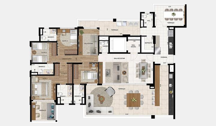 Imagem Apartamento com 4 Quartos à Venda, 213 m² em Santo Amaro - São Paulo Imagem Apartamento com 4 Quartos à Venda, 213 m² em Santo Amaro - São Paulo
