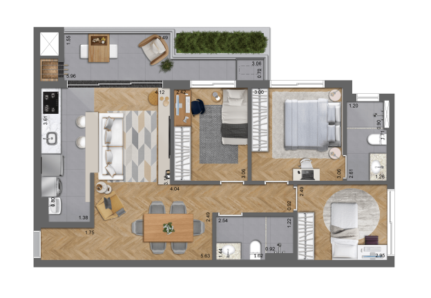 Imagem Apartamento com 3 Quartos à Venda,  em Bigorrilho - Curitiba