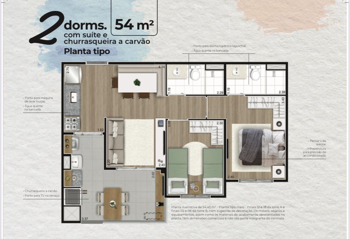Imagem Apartamento com 2 Quartos à Venda, 54 m² em Lapa de Baixo - São Paulo Imagem Apartamento com 2 Quartos à Venda, 54 m² em Lapa de Baixo - São Paulo