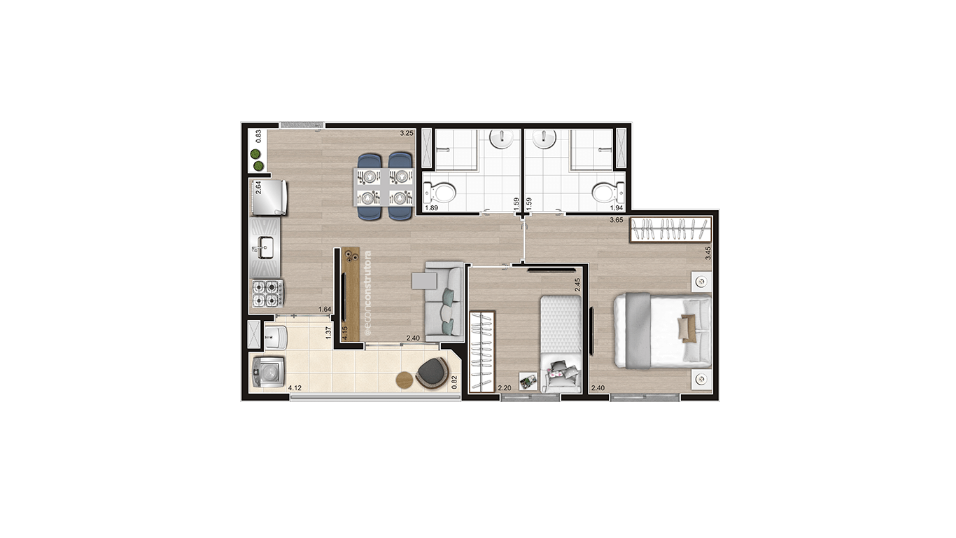 Imagem Apartamento com 2 Quartos à Venda, 50 m² em Parque Vitória - São Paulo Imagem Apartamento com 2 Quartos à Venda, 50 m² em Parque Vitória - São Paulo