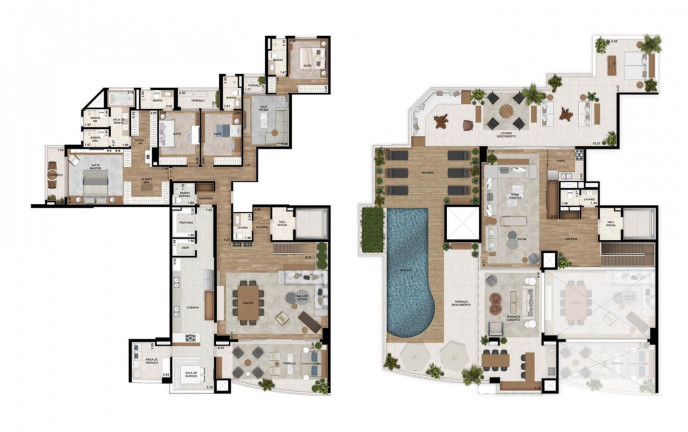 Imagem Apartamento com 4 Quartos à Venda, 336 m² em Green Valley Alphaville - Barueri Imagem Apartamento com 4 Quartos à Venda, 336 m² em Green Valley Alphaville - Barueri