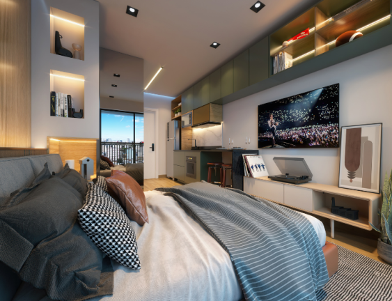 Imagem Apartamento com 2 Quartos à Venda, 51 m² em Centro - Curitiba