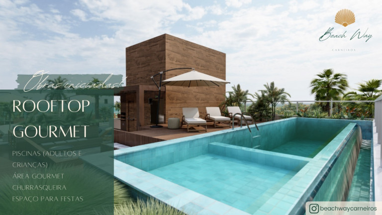 Imagem Apartamento com 1 Quarto à Venda, 22 m² em Praia dos Carneiros - Tamandaré
