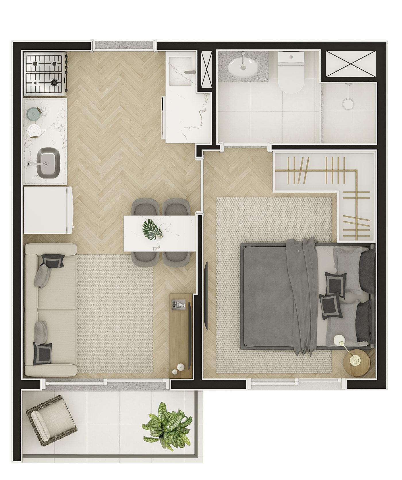 Imagem Studio com 1 Quarto à Venda, 27 m² em Barra Funda - São Paulo