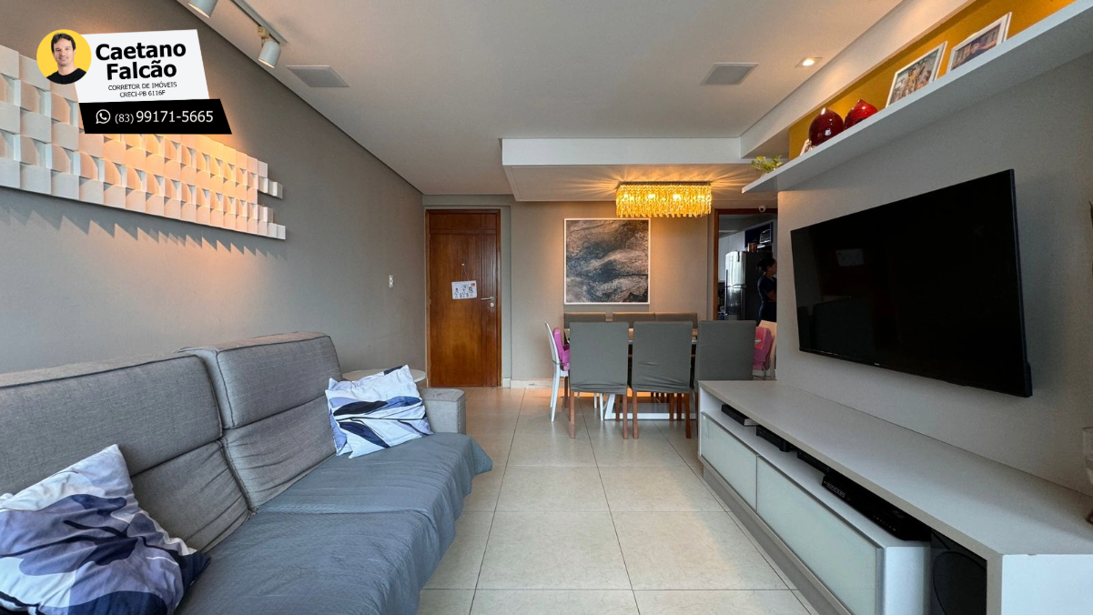 Imagem Apartamento com 3 Quartos à Venda, 90 m² em Brisamar - João Pessoa