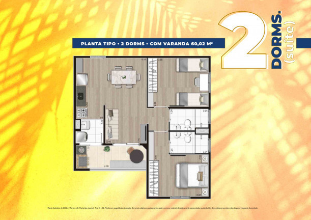 Imagem Apartamento com 1 Quarto à Venda, 47 m² em Vera Cruz - Mongaguá