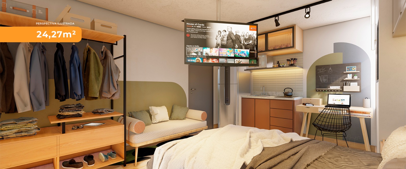 Apartamento à Venda, 23 m²em Campos Elíseos - São Paulo
