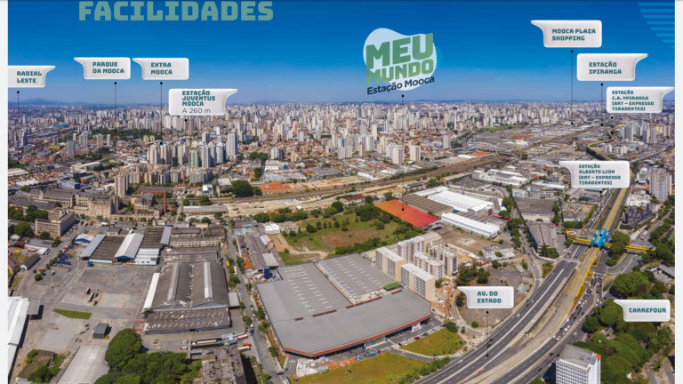 Imagem Apartamento com 1 Quarto à Venda, Locação ou Temporada, 40 m² em Parque Da Mooca - São Paulo