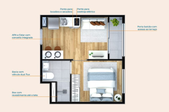 Imagem Apartamento com 1 Quarto à Venda, em Vila Santa Delfina - São Paulo Imagem Apartamento com 1 Quarto à Venda, em Vila Santa Delfina - São Paulo