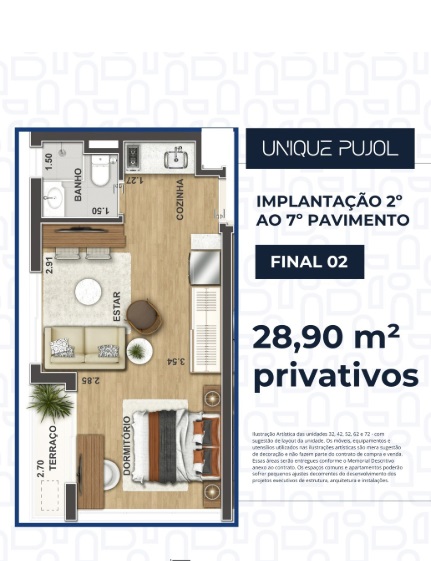 Imagem Studio com 1 Quarto à Venda, 27 m² em Santana - São Paulo