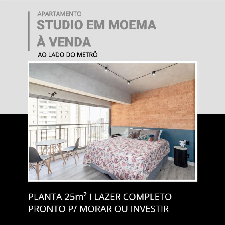 Imagem Studio com 1 Quarto à Venda, 25 m²em Indianópolis - São Paulo