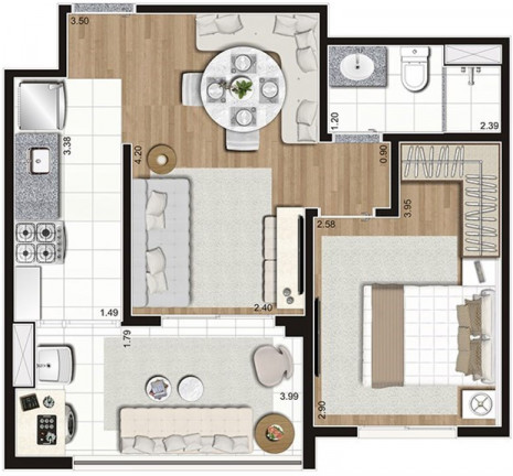 Imagem Apartamento com 3 Quartos à Venda, 68 m² em Brás - São Paulo Imagem Apartamento com 3 Quartos à Venda, 68 m² em Brás - São Paulo