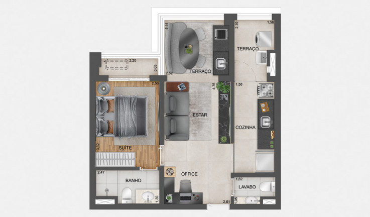 Imagem Studio à Venda, 30 m² em Vila Clementino - São Paulo Imagem Studio à Venda, 30 m² em Vila Clementino - São Paulo