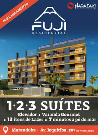 Imagem Cobertura com 3 Quartos à Venda, 114 m² em Praia da Maranduba - Ubatuba