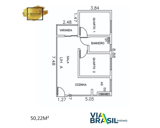 Imagem Apartamento com 2 Quartos à Venda, 50 m² em Centro - Diadema Imagem Apartamento com 2 Quartos à Venda, 50 m² em Centro - Diadema