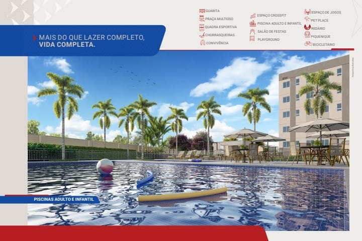 Imagem Apartamento com 2 Quartos à Venda, 47 m²em Caji - Lauro de Freitas