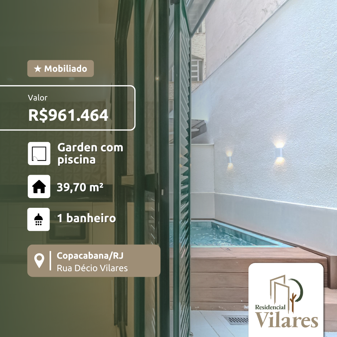 Imagem Apartamento com 1 Quarto à Venda, 33 m²em Copacabana - Rio de Janeiro