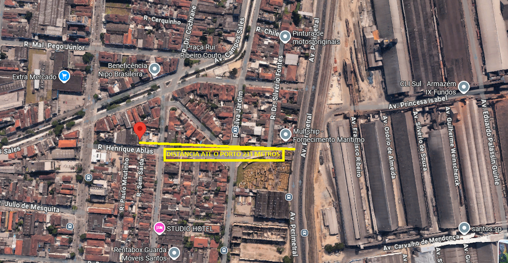 Imagem Terreno à Venda, 520 m² em Vila Mathias - Santos