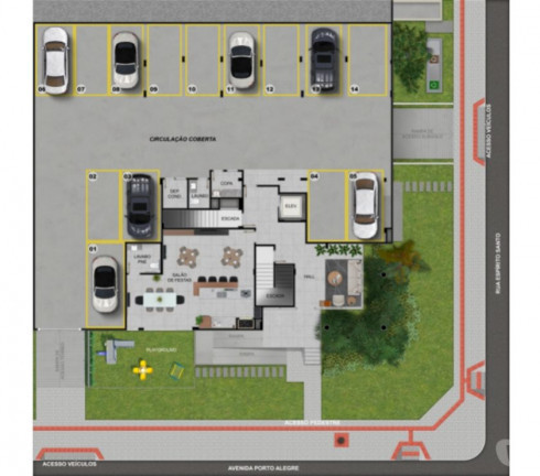 Imagem Apartamento com 3 Quartos à Venda, 87 m² em Brasília - Criciúma
