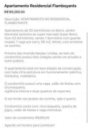 Imagem Apartamento com 3 Quartos à Venda, 69 m² em Parque Residencial das Camélias - Bauru