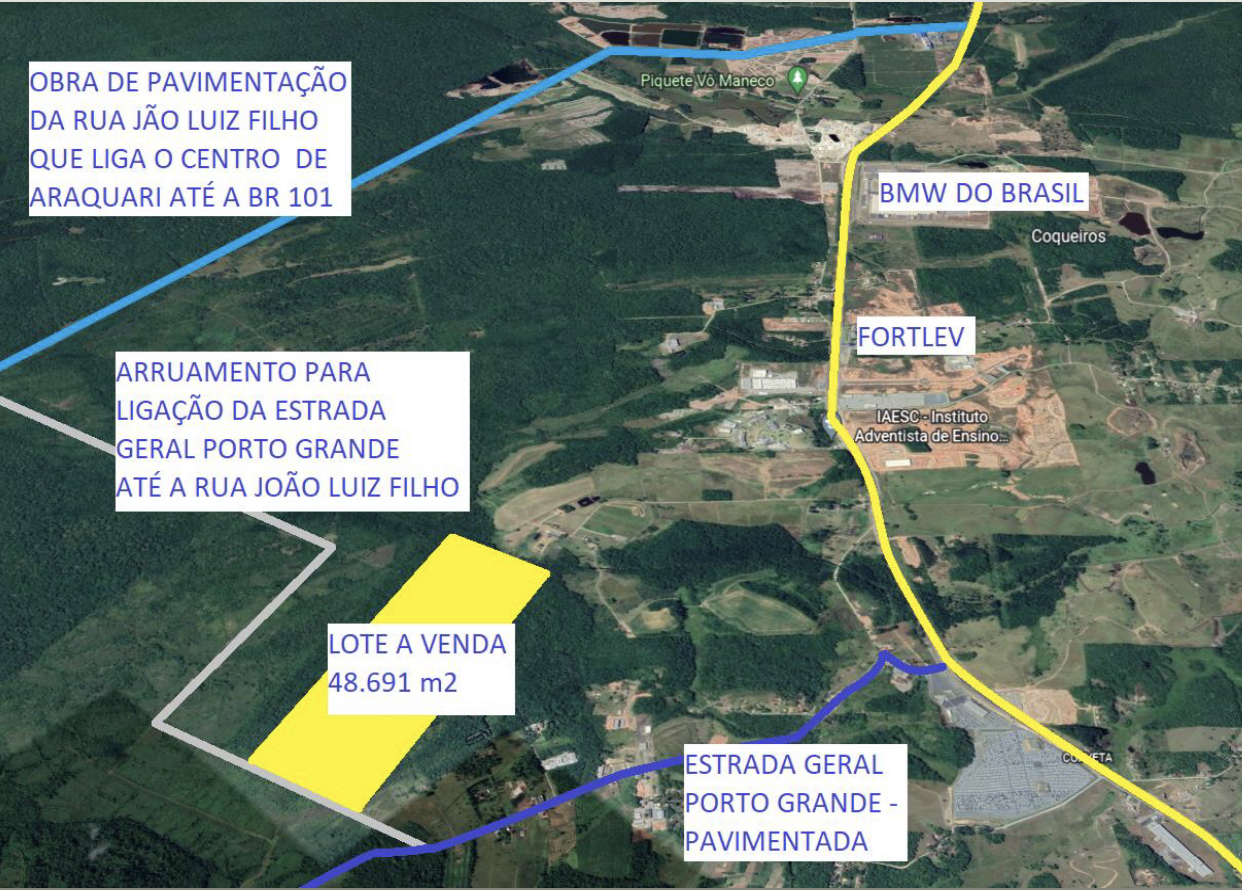 Imagem Terreno à Venda, 48.961 m² em Porto Grande - Araquari Imagem Terreno à Venda, 48.961 m² em Porto Grande - Araquari