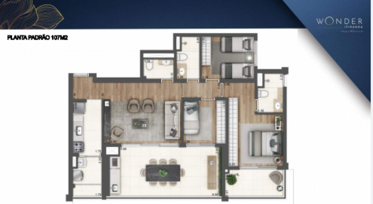 Imagem Apartamento com 3 Quartos à Venda, 107 m² em Sacomã - São Paulo
