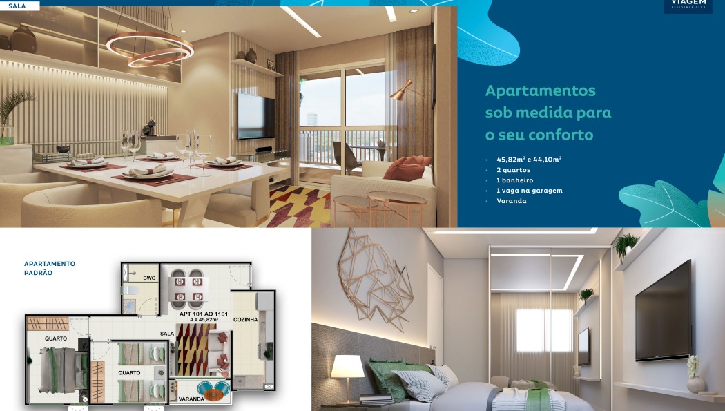 Imagem Apartamento com 2 Quartos à Venda, 45 m²em Imbiribeira - Recife