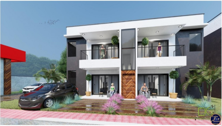 Apartamento com 2 Quartos à Venda, 69 m²em Taperapuan - Porto Seguro