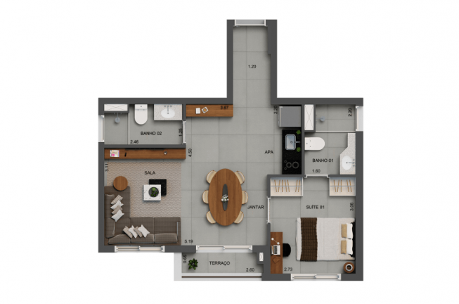 Imagem Apartamento com 2 Quartos à Venda, 49 m² em Butantã - São Paulo