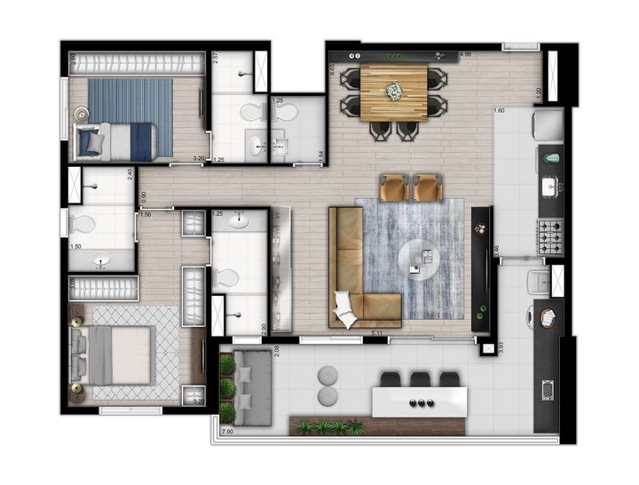 Imagem Apartamento com 3 Quartos à Venda, 89 m² em Tatuapé - São Paulo
