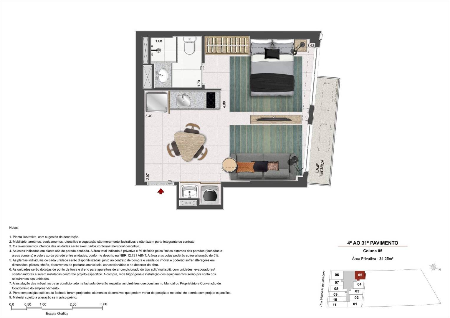 Imagem Apartamento com 1 Quarto à Venda, 32 m² em Centro - Rio de Janeiro