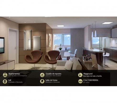 Imagem Apartamento com 3 Quartos à Venda, 92 m²em Centro - Criciúma